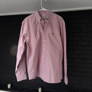 Brooks Brothers pastel red men's button-down
Oxford shirt, regular fit, large